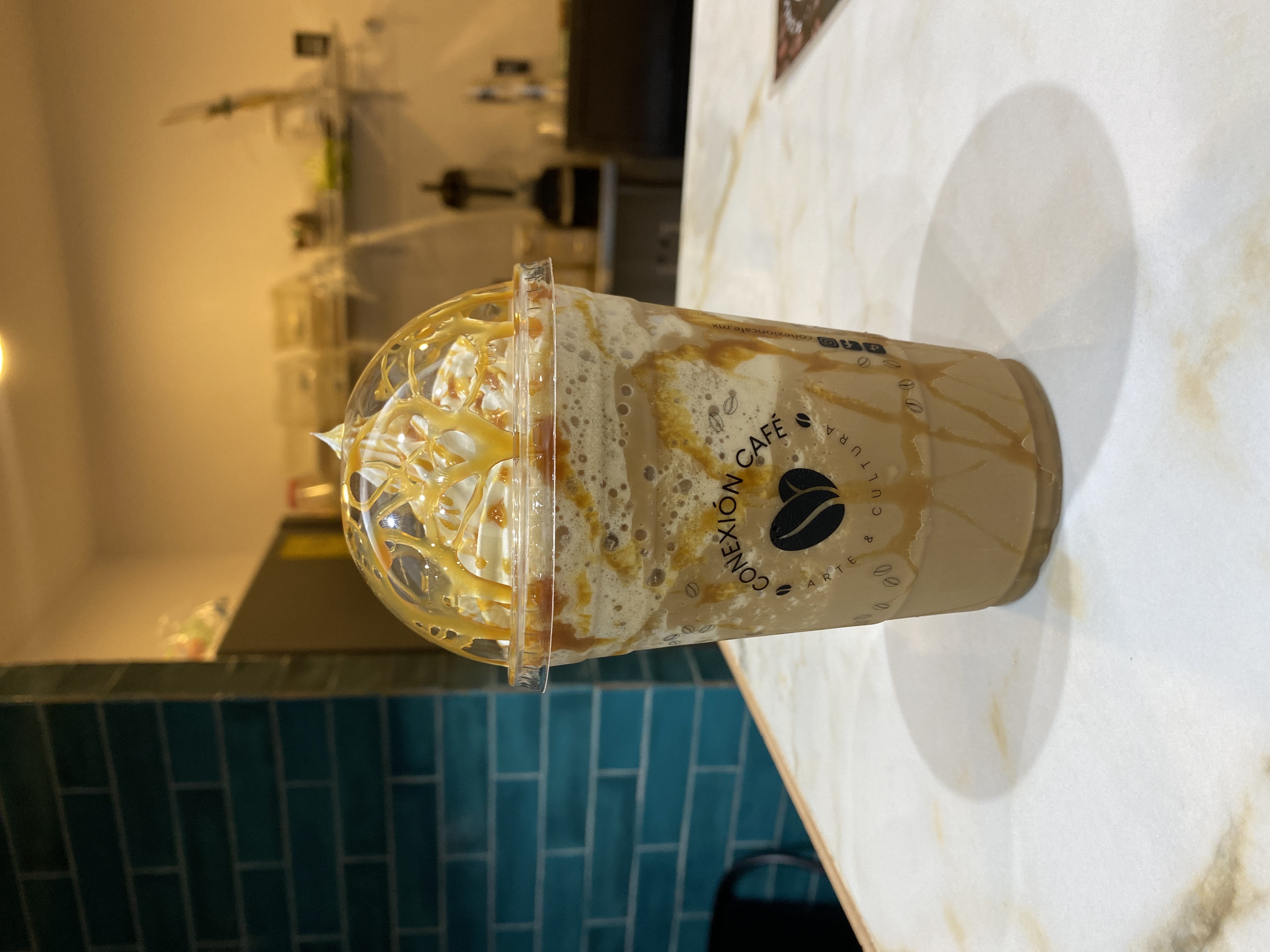 Frappé caramelo
